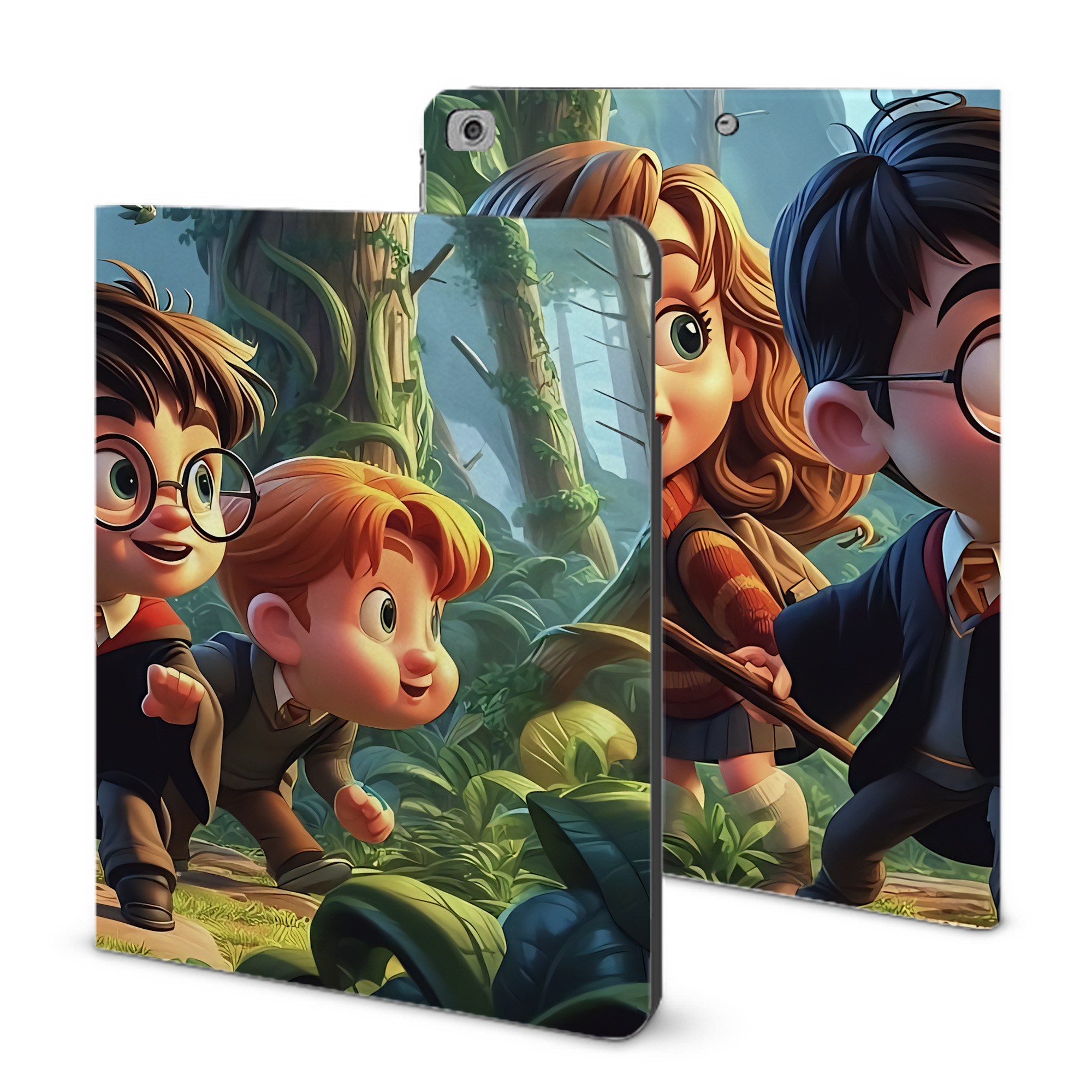 （画像用） Harry Potter ハリー・ポッターシリーズ IPad ケース ブック型 PUレザー TPU 耐衝撃 軽量 薄型 ペン収納なし 全面保護 IPad 各モデル対応